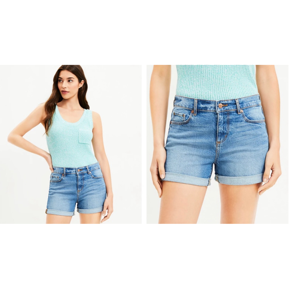 WOMEN’S Loft Denim Roll Short - Size 12